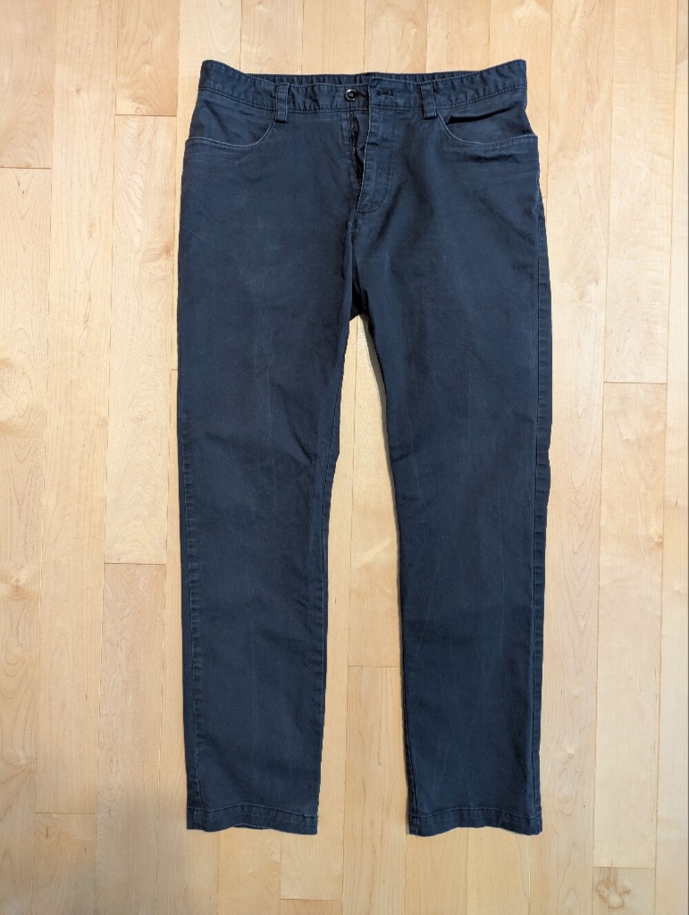 Calvin Klein Men's Navy Straight Chinos